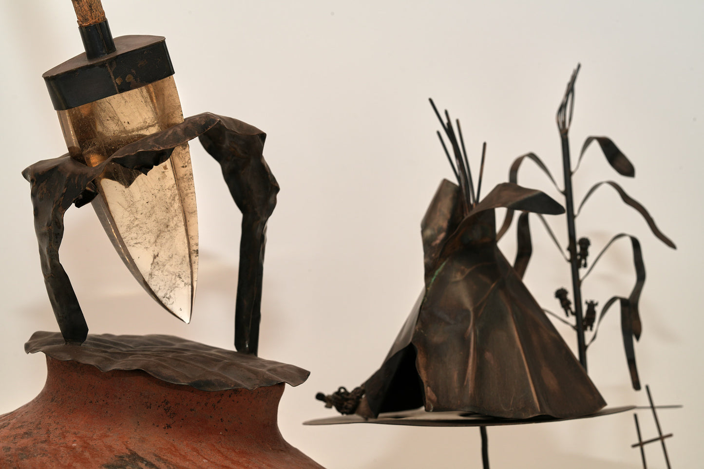 Unusual earth and harmony connection multi art installation