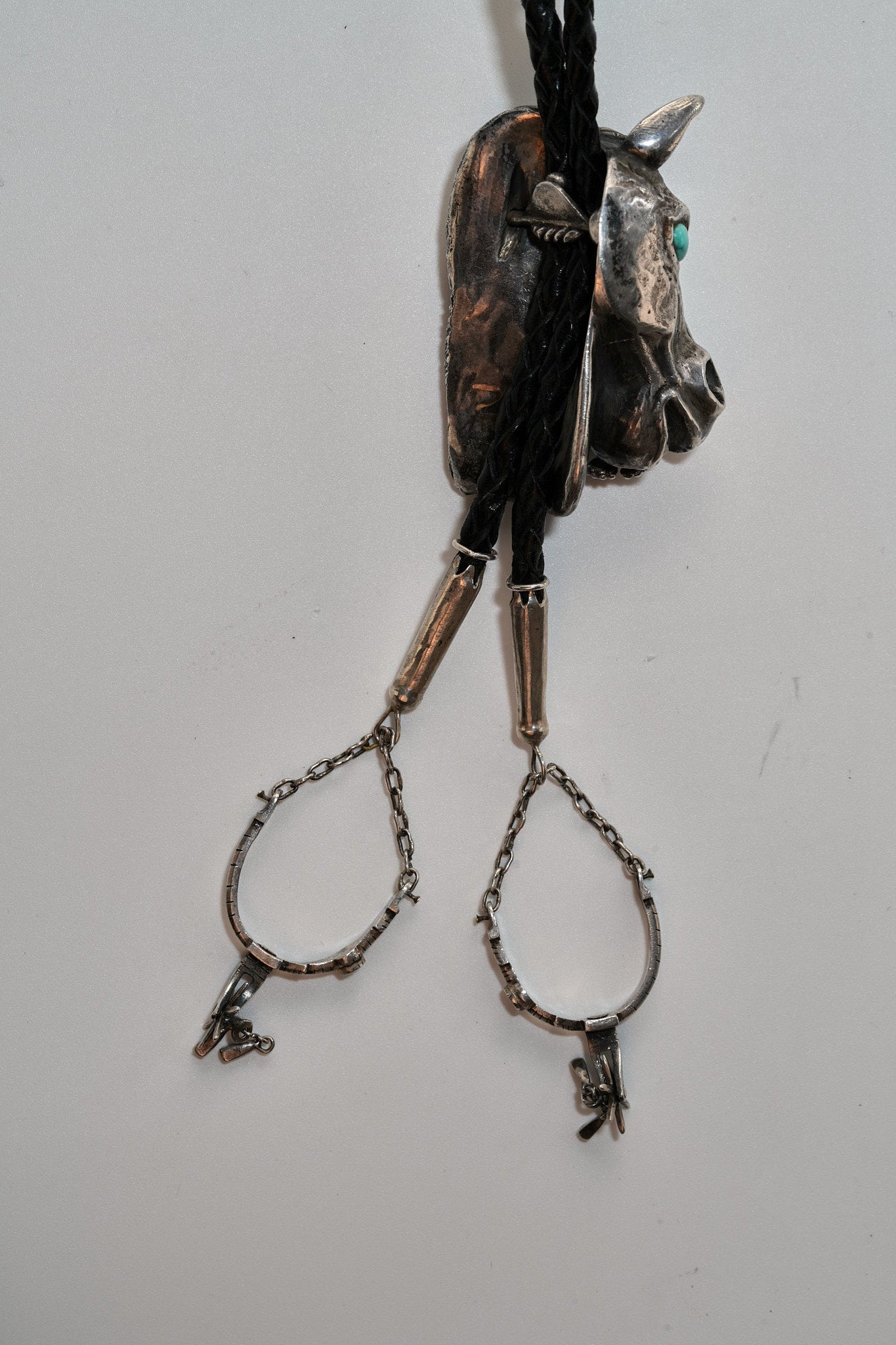 Custom made Horse Head Bolo NOT SURE IF NATIVE AMERICAN MADE