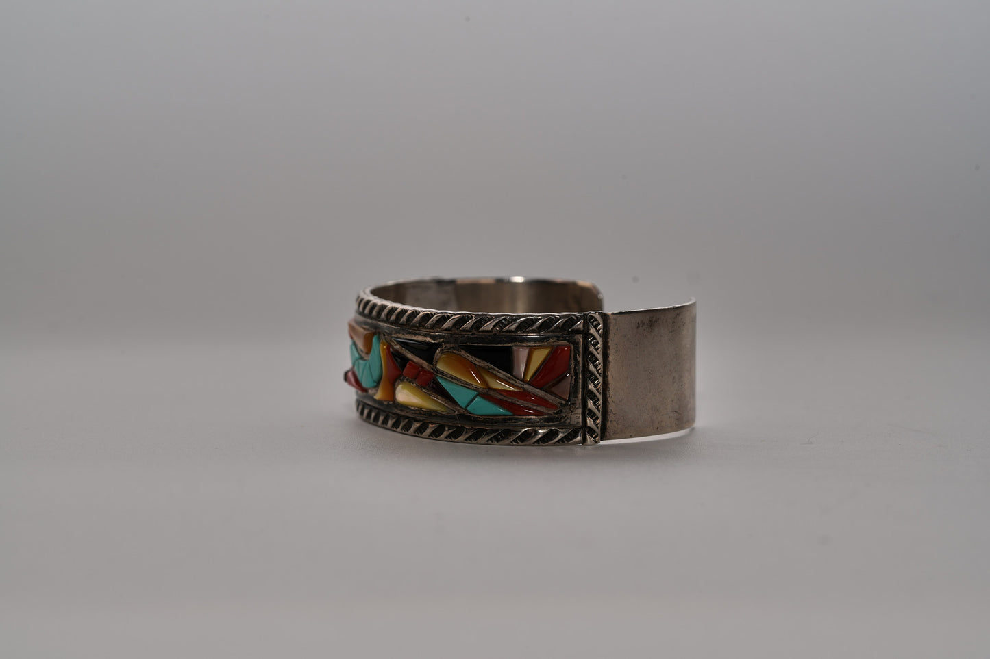 Multi stone cuff bracelet Zuni made