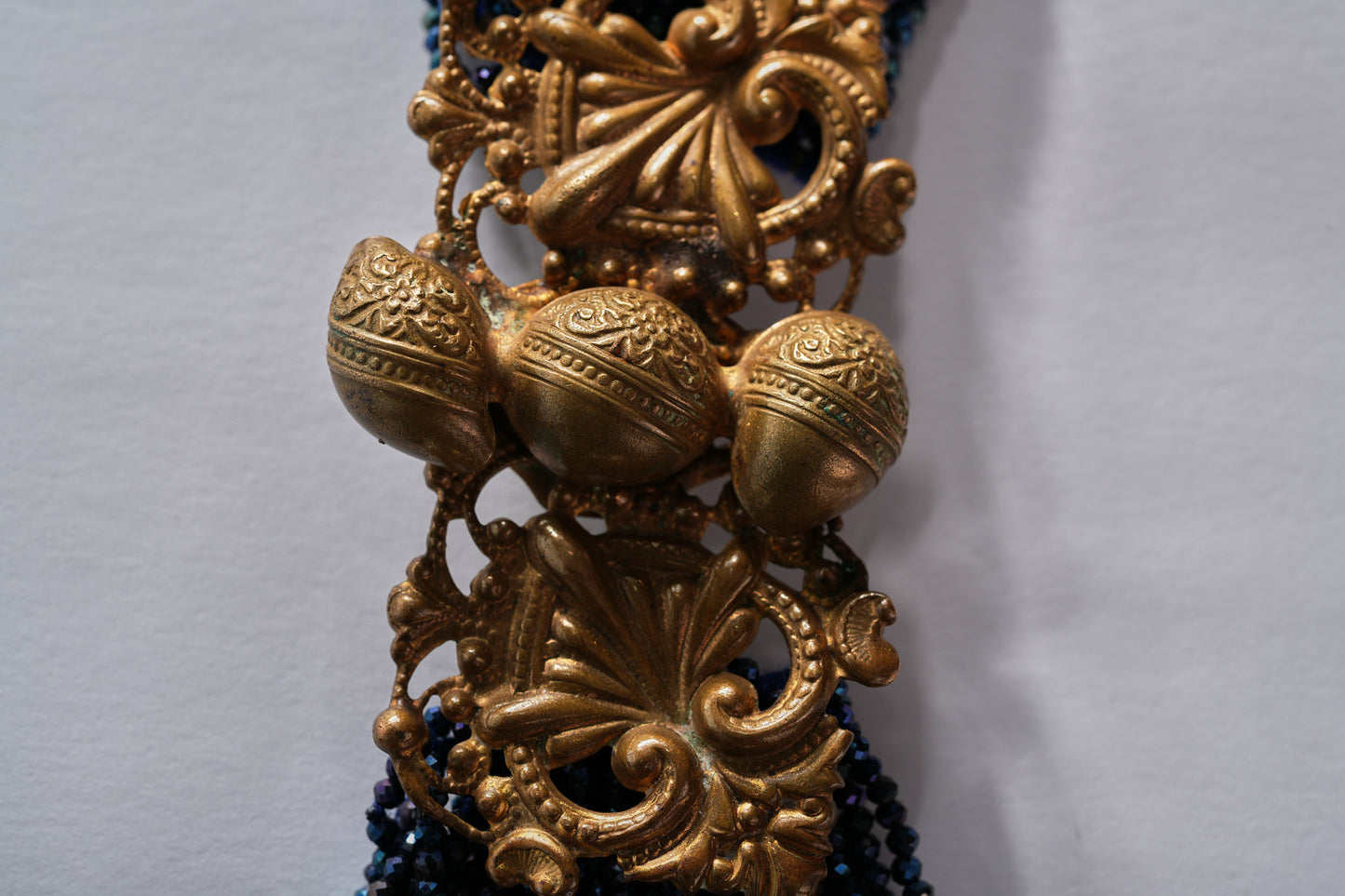 39 strands! Irirated spinels necklace