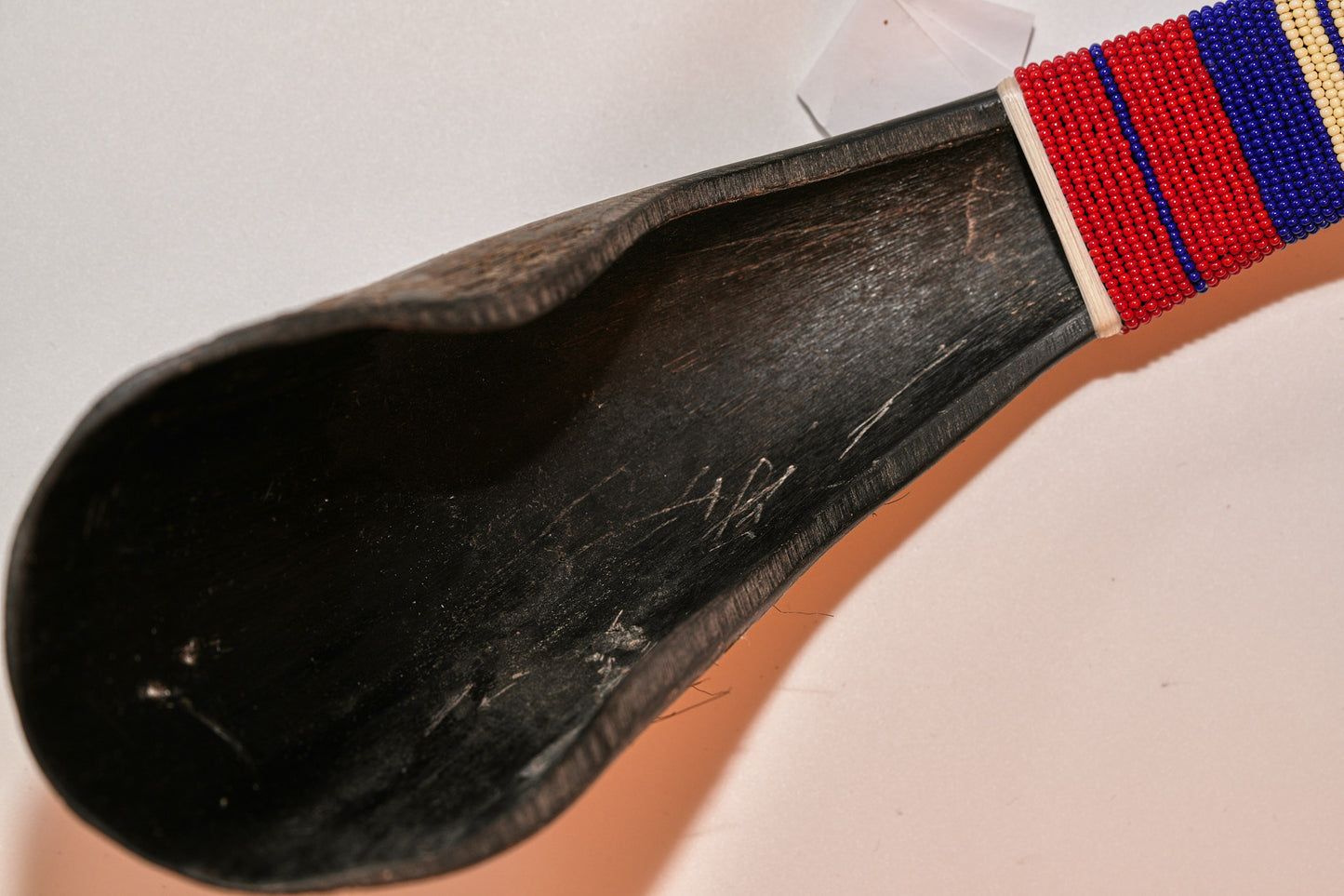 Beaded scoop by Les Berryhill