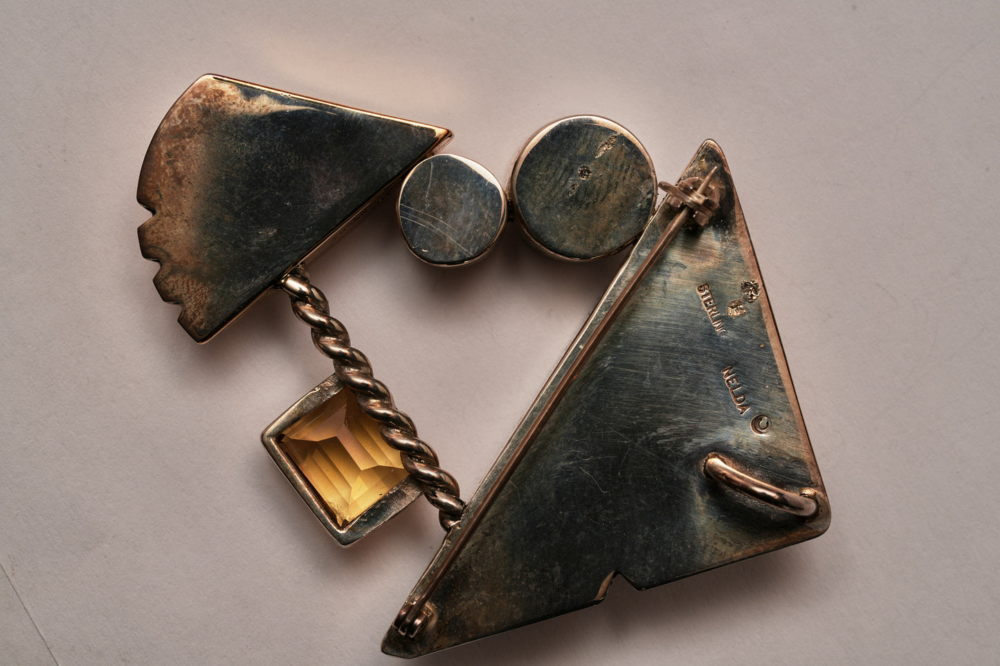 Nelda Schrupp Amuletic Brooch Pin Pendant