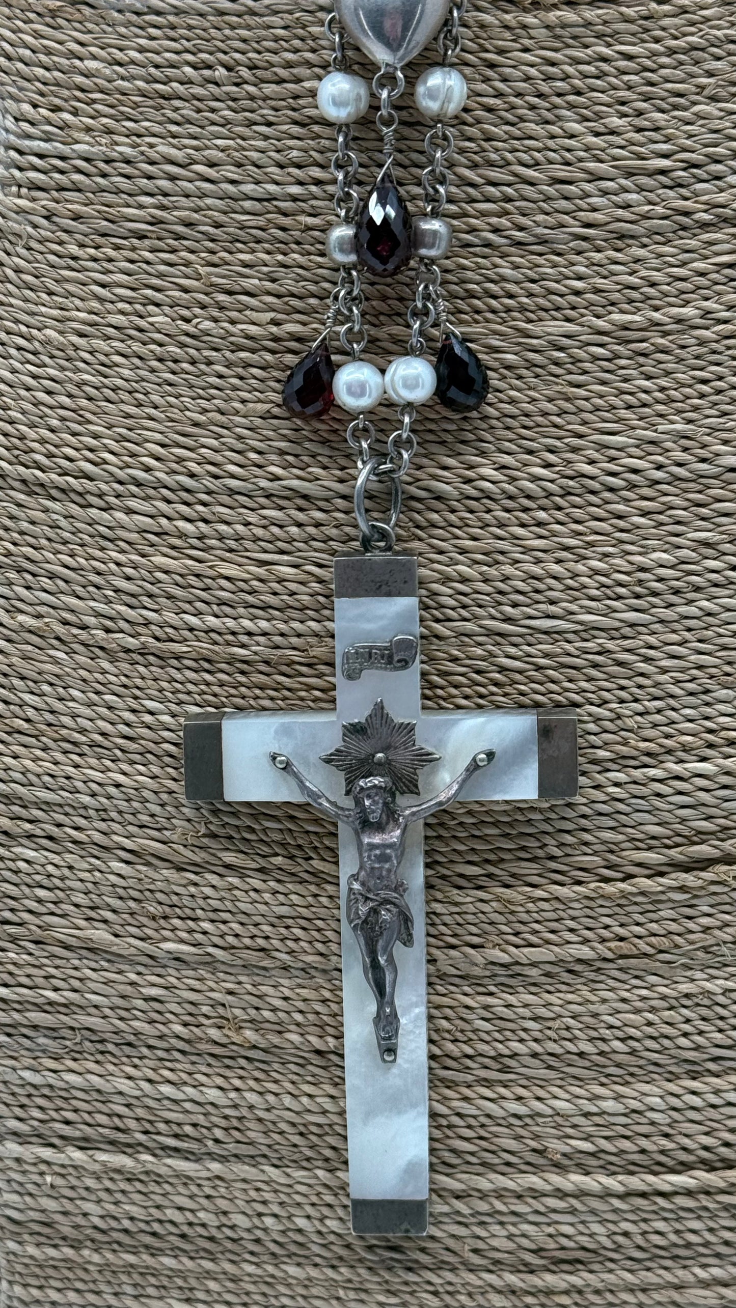 Vintage religious crosses and crucifxes