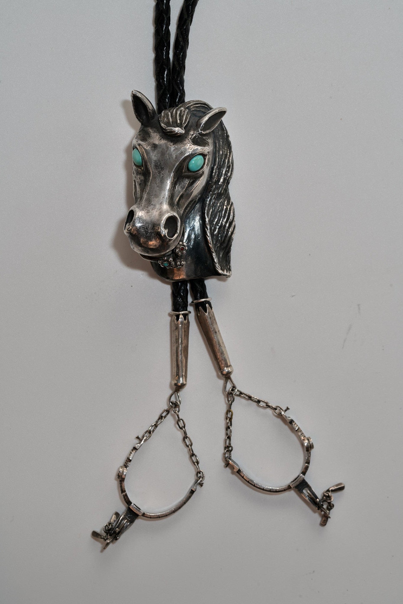 Custom made Horse Head Bolo NOT SURE IF NATIVE AMERICAN MADE