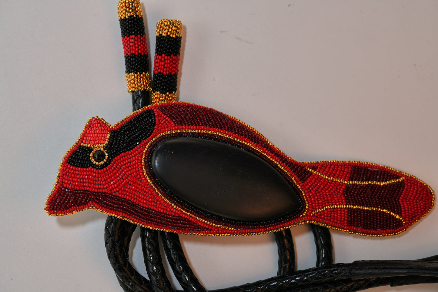 Custom Red Cardinal Bird Bolo Jovanna Poblano