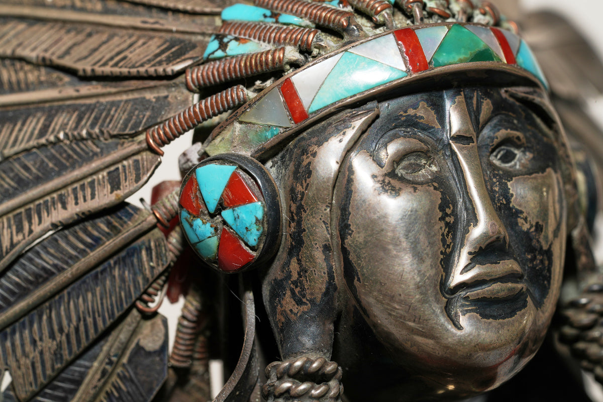 Sioux War Chief Artifact Carlos White Eagle