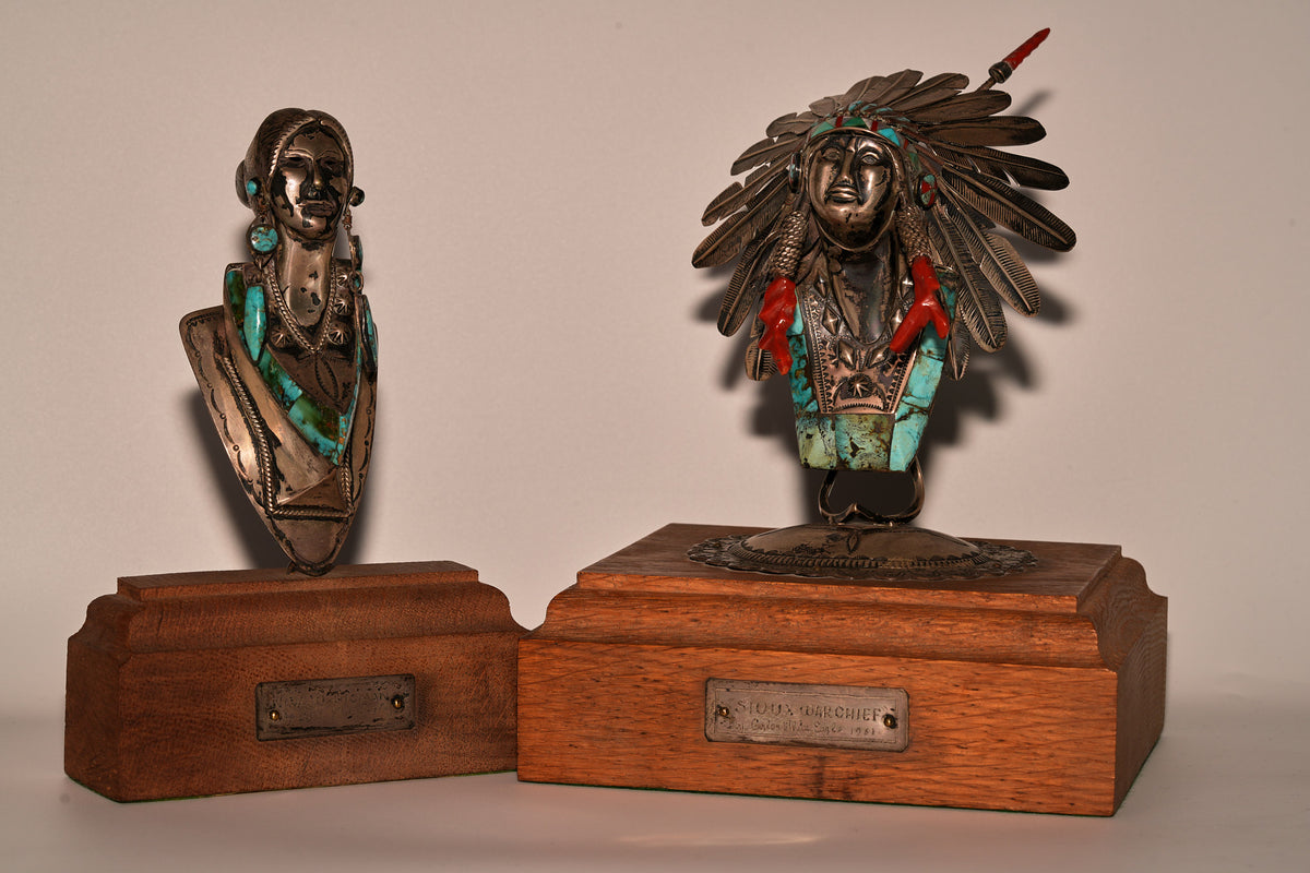 Sioux War Chief Artifact Carlos White Eagle