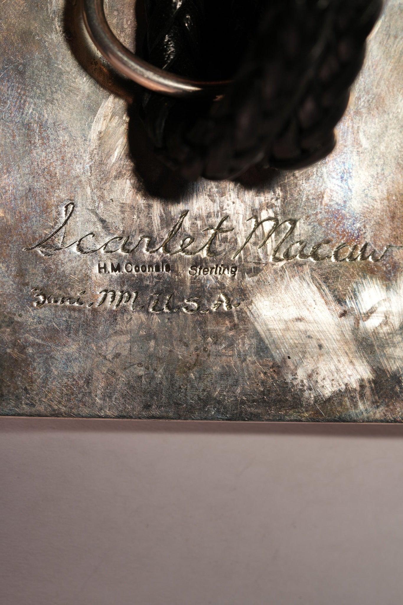 Scarlet McCaw, Bolo by Harlan Coonsis, Zuni