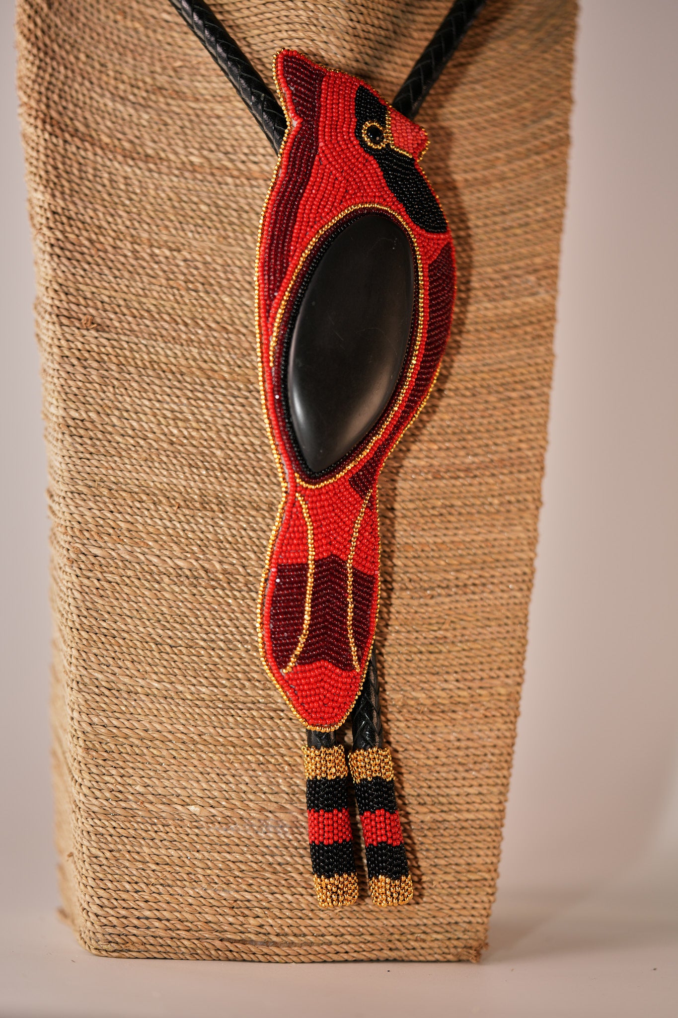 Custom Red Cardinal Bird Bolo Jovanna Poblano