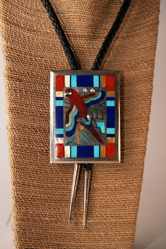 Scarlet McCaw, Bolo by Harlan Coonsis, Zuni