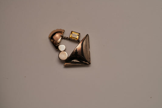 Nelda Schrupp Amuletic Brooch Pin Pendant