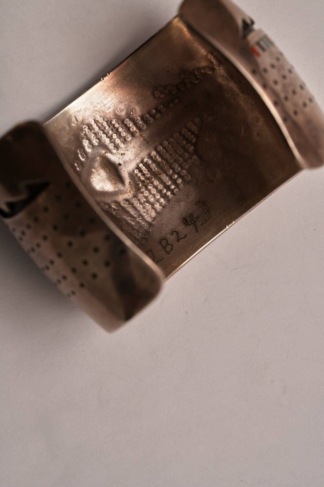 Vintage Native American cuff by Hopi designer