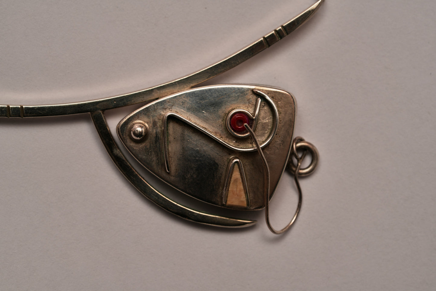 Picasso style sterling earrings