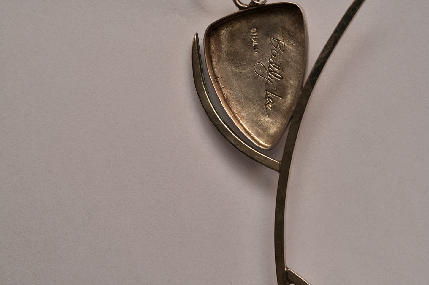 Picasso style sterling earrings