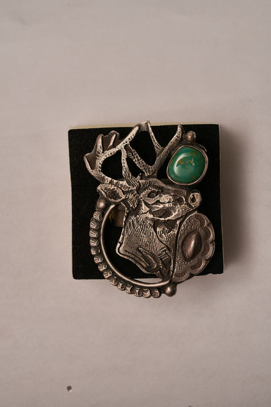 Vintage Elk ring by Art Tafoya
