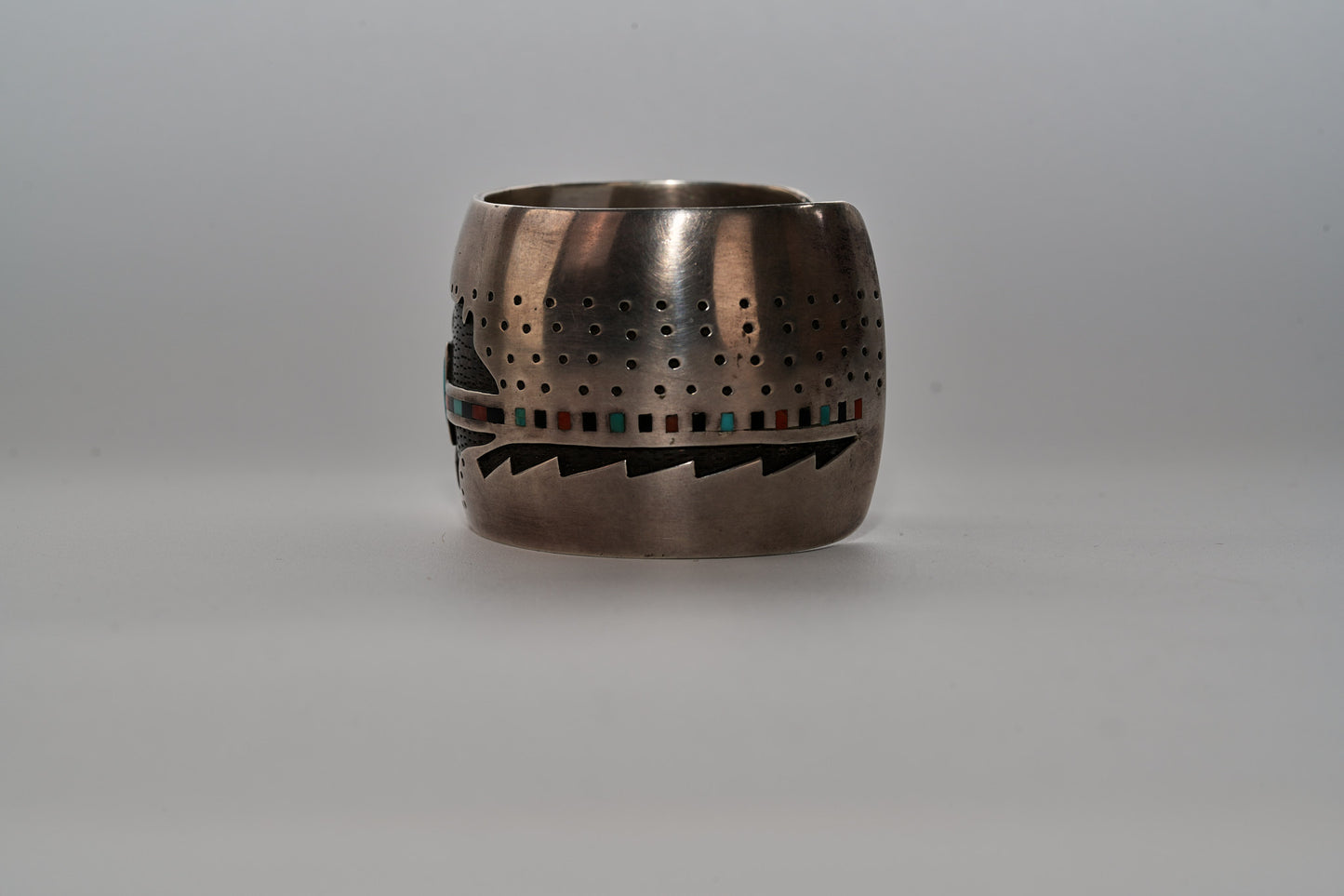 Vintage Native American cuff by Hopi designer