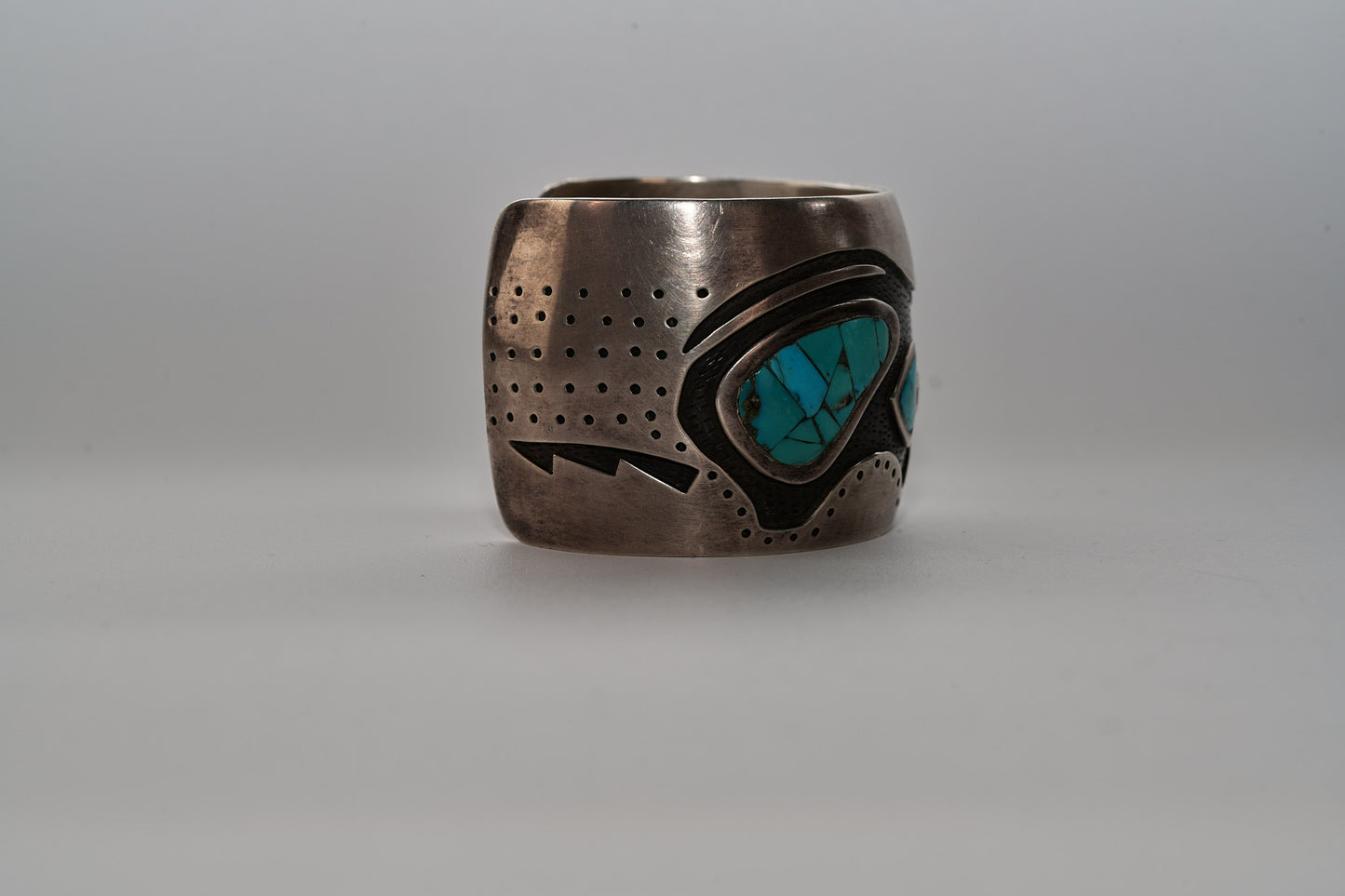 Vintage Native American cuff by Hopi designer