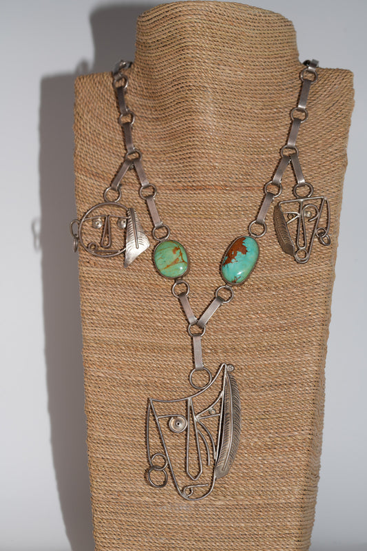 Picasso style necklace by Buddy Lee