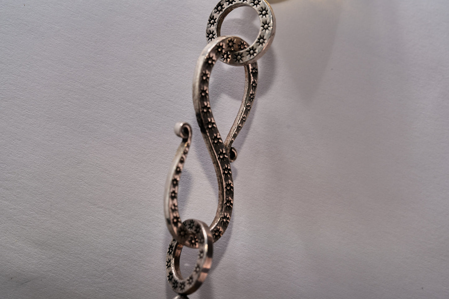 Citrine and sterling necklace