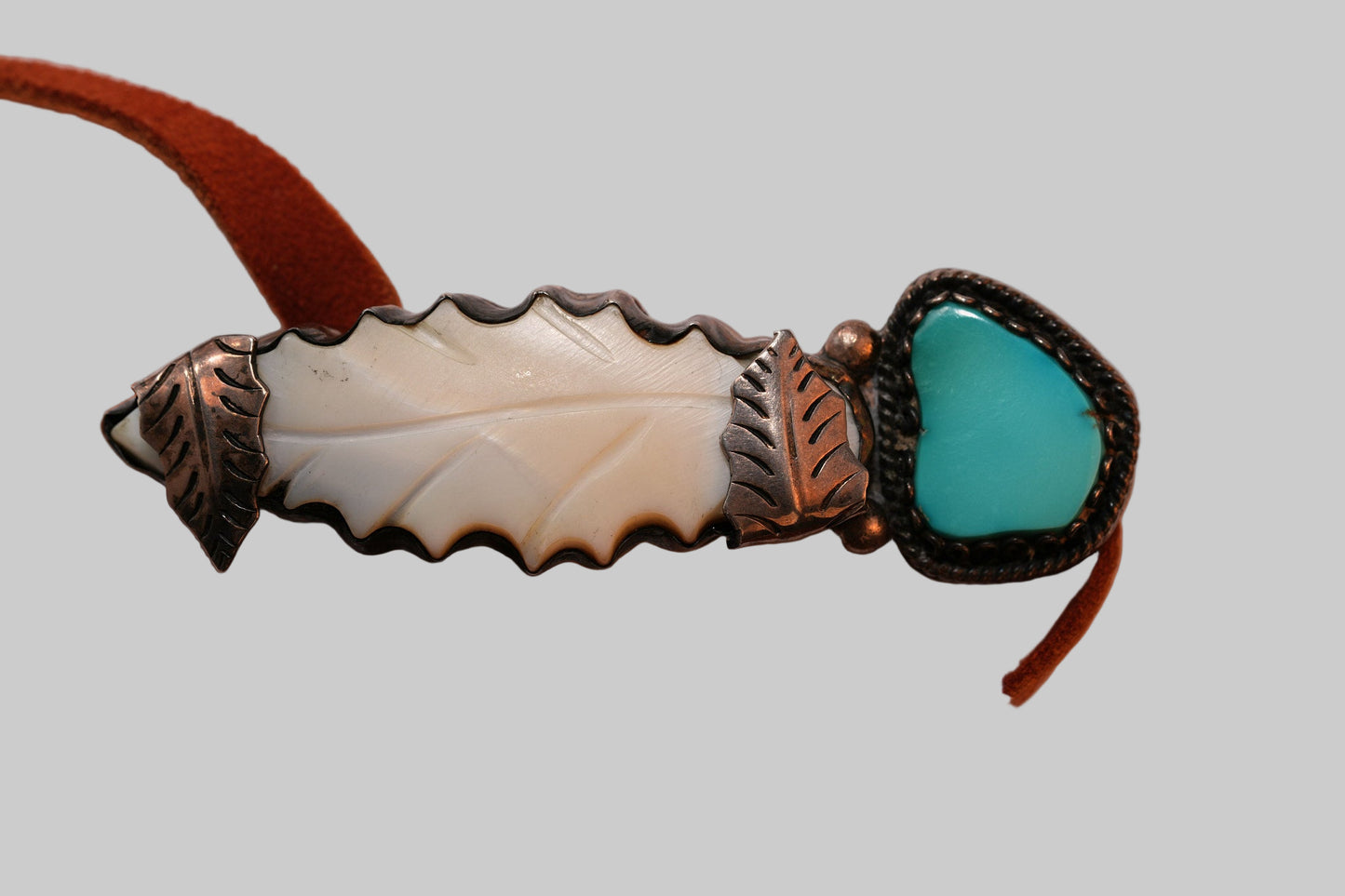 Hatband with bolo attributed to Ramone Platero, Navajo