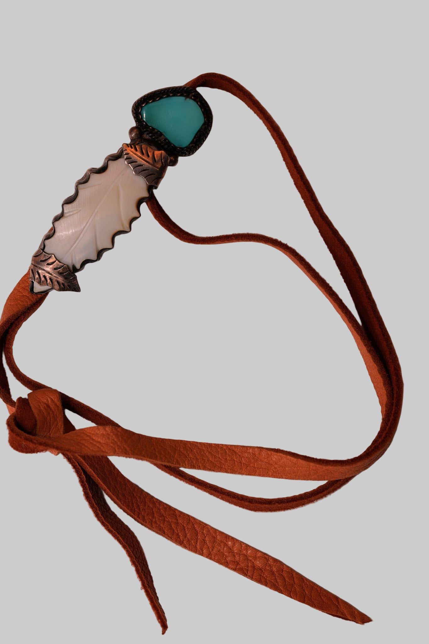 Hatband with bolo attributed to Ramone Platero, Navajo