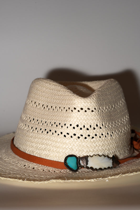 Hatband with bolo attributed to Ramone Platero, Navajo