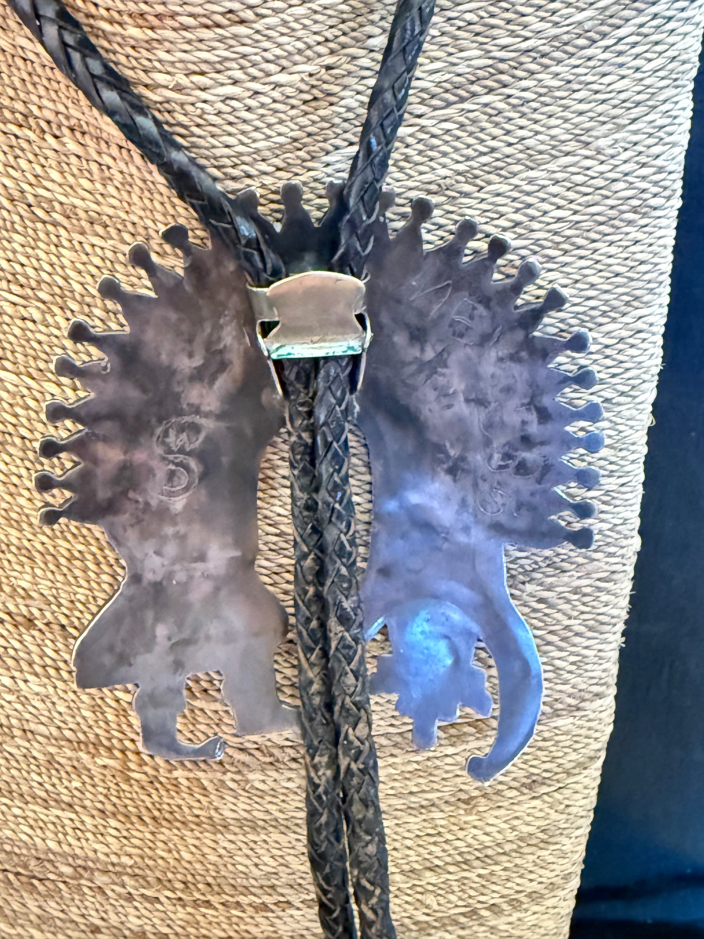 Vintage bolo shown in Native American artists Volume 1