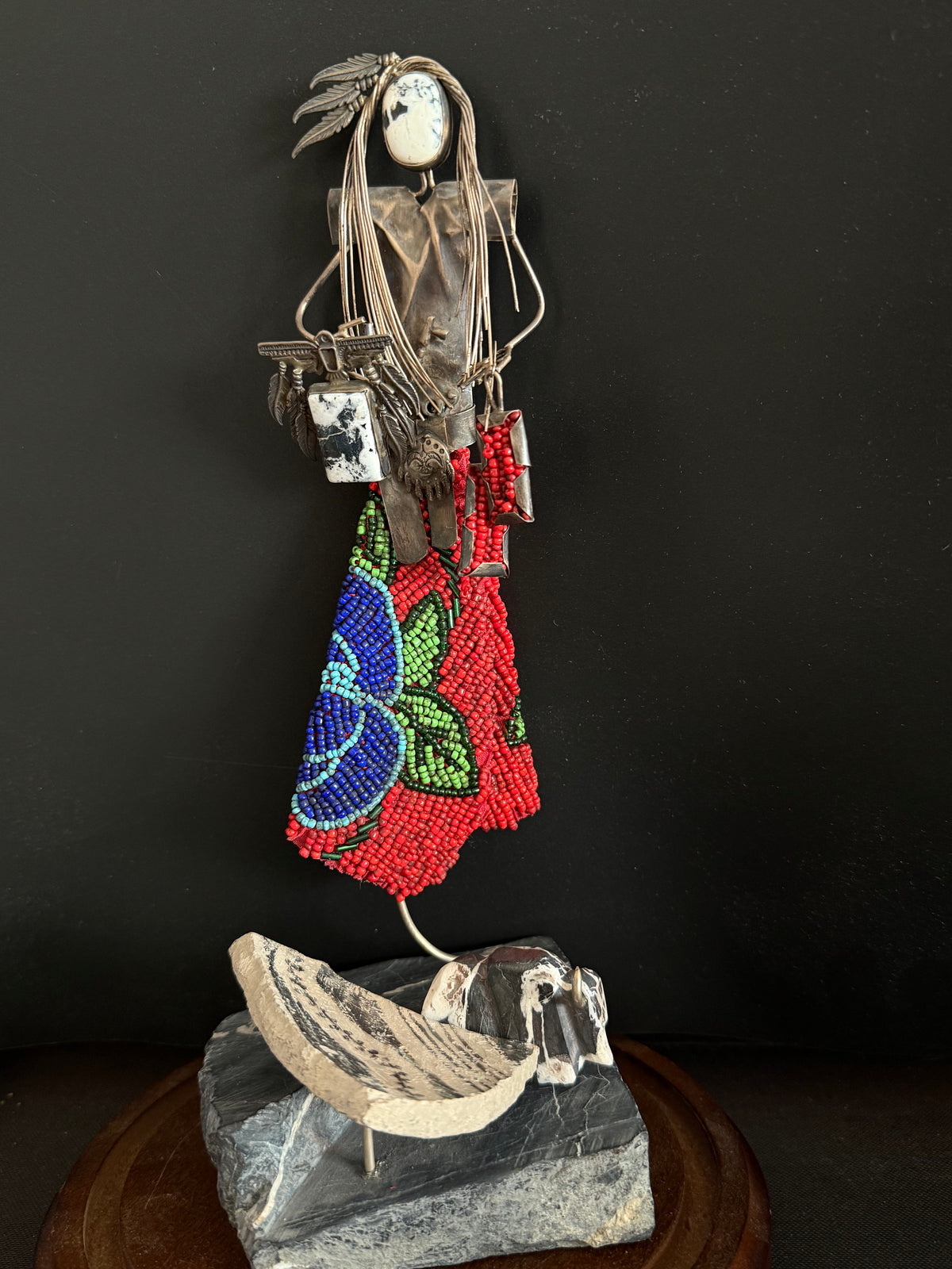 Art piece with woman