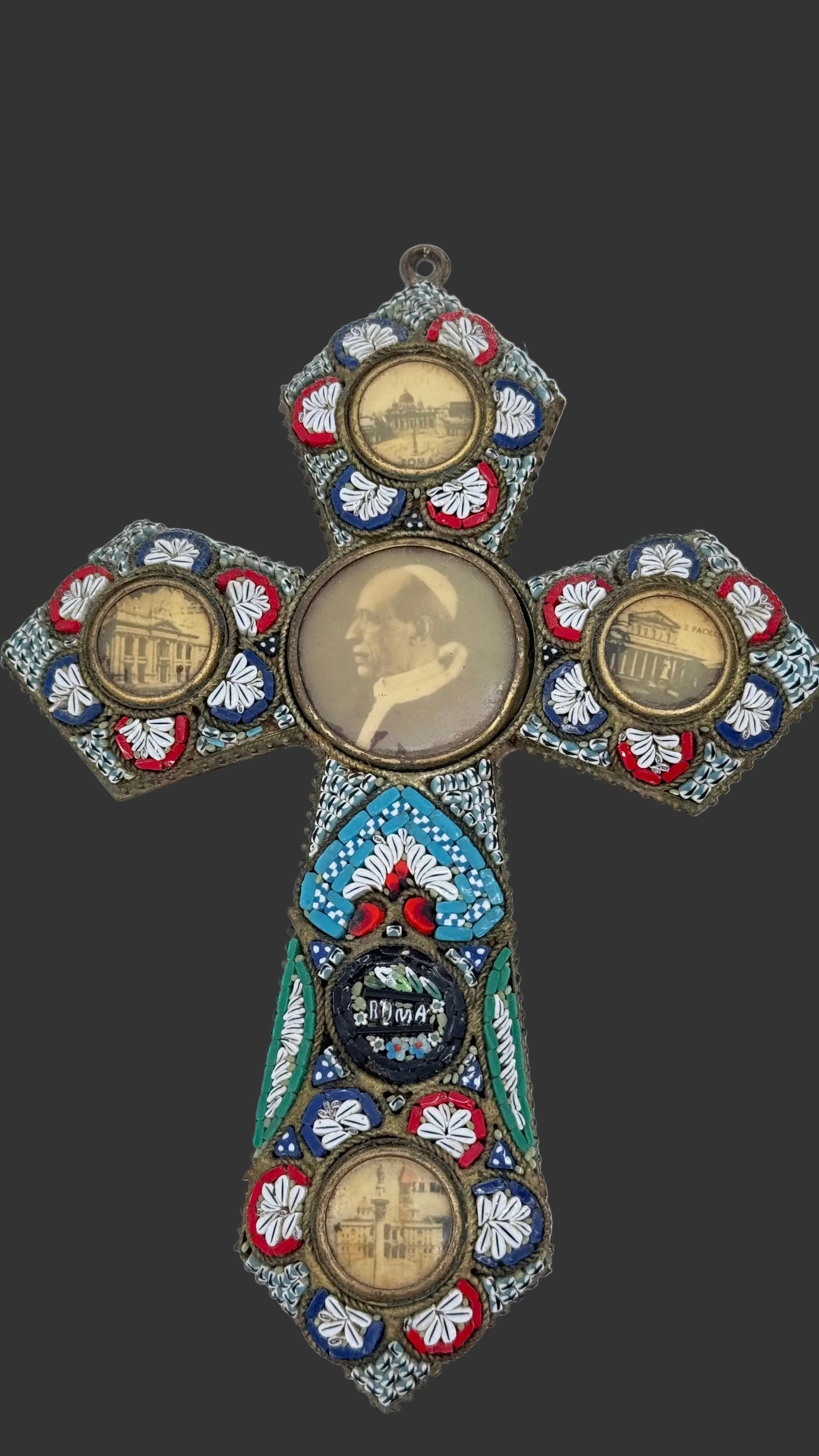 Vintage religious crosses and crucifxes