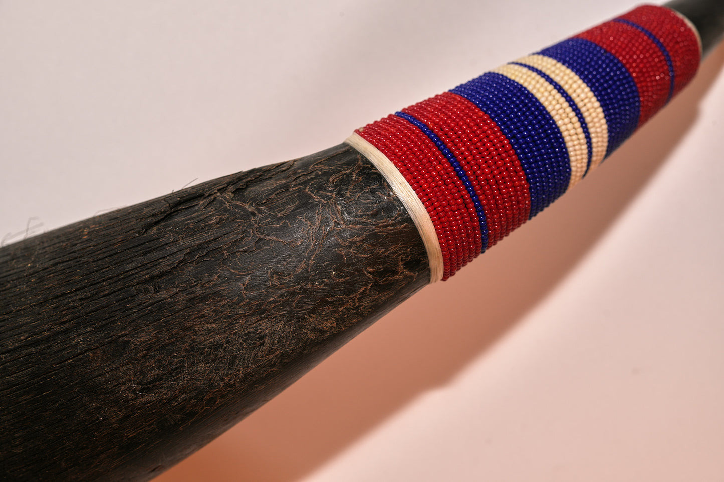 Beaded scoop by Les Berryhill